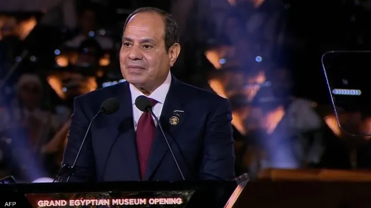 السيسي: افتتاح المتحف الكبير شهادة على عبقرية الإنسان المصري